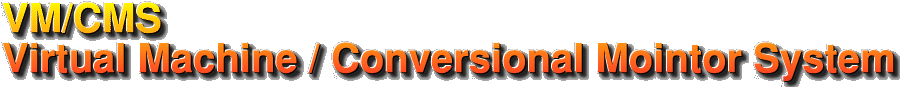 Virtual Machine/Conversional Monitor System